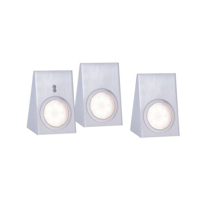 Leuchten Direkt 84111-55-3 - SET 3x LED Oświetlenie mebli z czujnikiem THEO LED/3,6W/230V