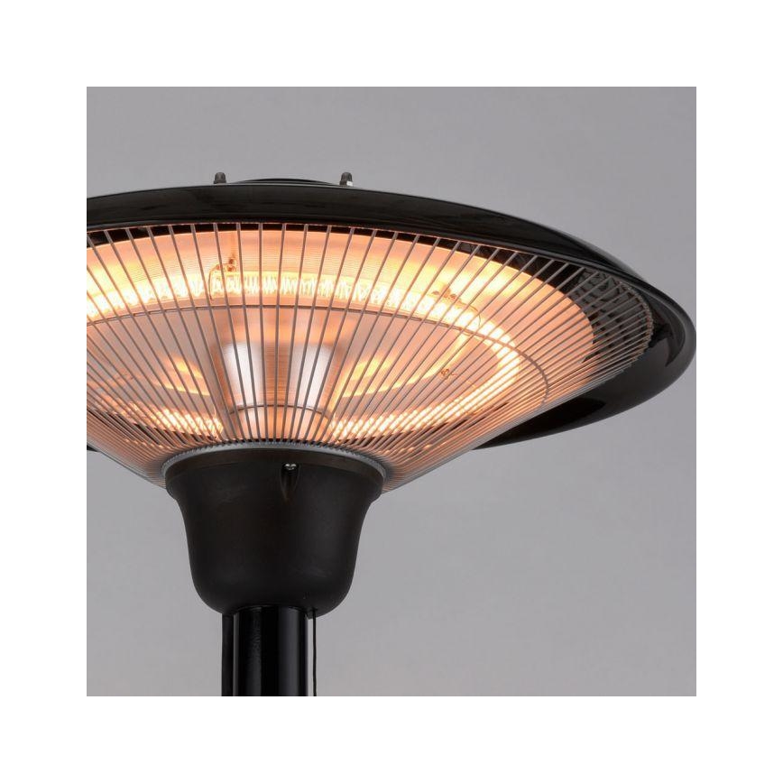 Leuchten Direkt 99501-18 - Grzejnik zewnętrzny GLOW 1500-3000W/230V 1,87 m IP34 czarny