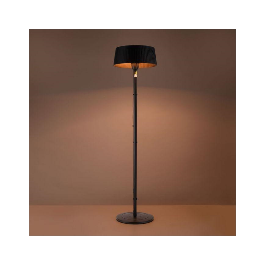 Leuchten Direkt 99507-18 - Grzejnik zewnętrzny GLOW 1500W/230V 1,95 m IP44 czarny