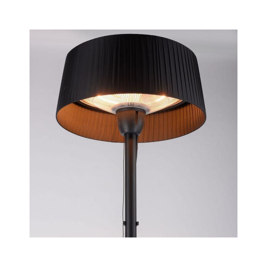 Leuchten Direkt 99507-18 - Grzejnik zewnętrzny GLOW 1500W/230V 1,95 m IP44 czarny