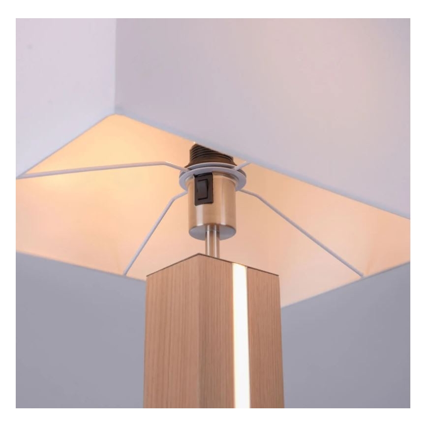 Leuchten Direkt 11422-78 - LED Lampa podłogowa AMANDA 1×E27/40W/230V+LED/15W/230V