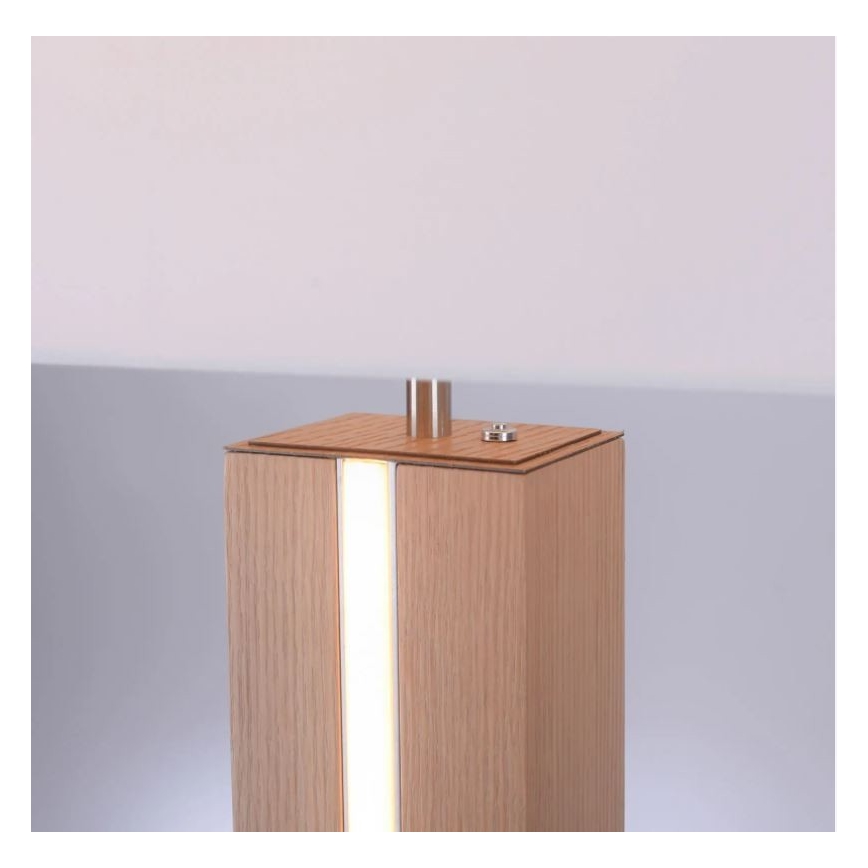 Leuchten Direkt 11422-78 - LED Lampa podłogowa AMANDA 1×E27/40W/230V+LED/15W/230V