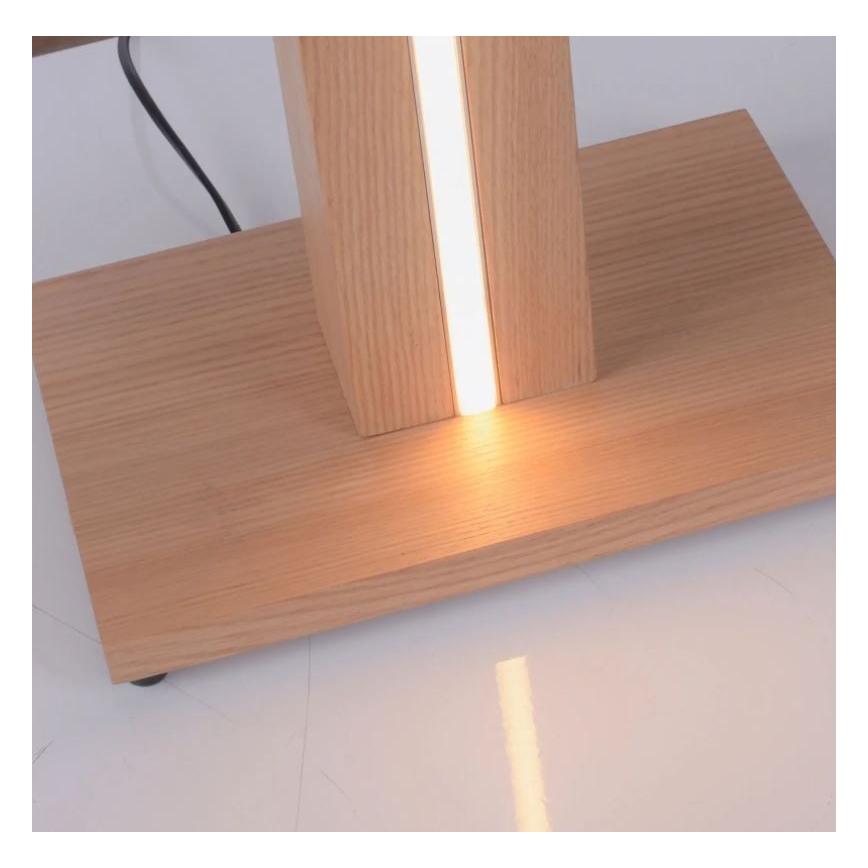 Leuchten Direkt 11422-78 - LED Lampa podłogowa AMANDA 1×E27/40W/230V+LED/15W/230V