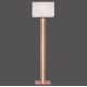 Leuchten Direkt 11422-78 - LED Lampa podłogowa AMANDA 1×E27/40W/230V+LED/15W/230V