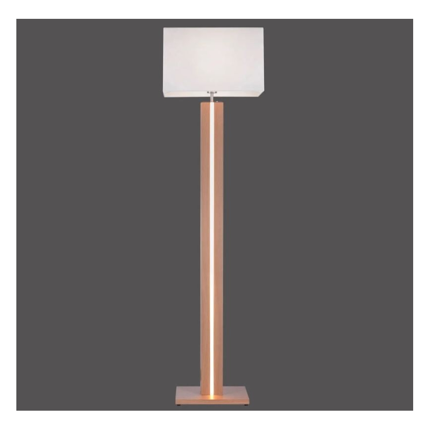 Leuchten Direkt 11422-78 - LED Lampa podłogowa AMANDA 1×E27/40W/230V+LED/15W/230V