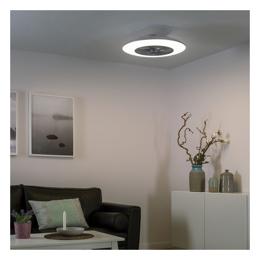 Leuchten Direkt 14445-55 - LED Oprawa sufitowa z wentylatorem LEONARD LED/32W/230V + pilot