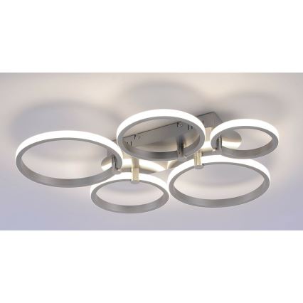 Leuchten Direkt 12112-55 - LED Przysufitowy żyrandol JOHANNA 2xLED/11,5W/230V+2xLED/9W+LED/7W