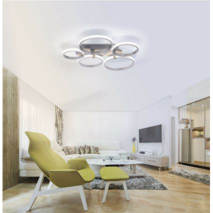 Leuchten Direkt 12112-55 - LED Przysufitowy żyrandol JOHANNA 2xLED/11,5W/230V+2xLED/9W+LED/7W