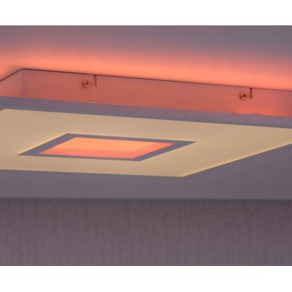 Leuchten Direkt 11645-16 - LED RGB Plafon ściemnialny RECESS LED/22,5W/230V + LED/5W + zdalne sterowanie