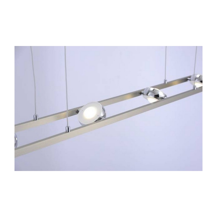 Leuchten Direkt - LED RGB Ściemniany żyrandol na lince OPTI 8xLED/3W/230V + pilot