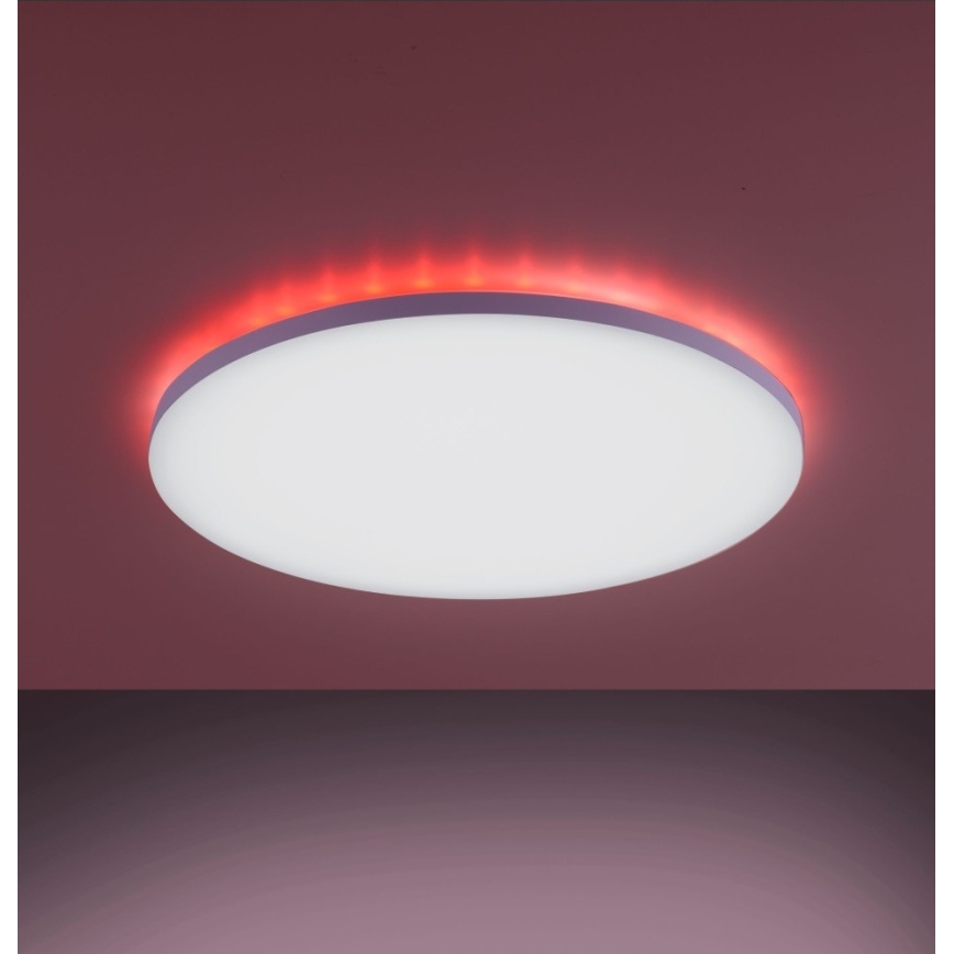 Leuchten Direkt - LED RGBW Ściemniany plafon GUSTAV LED/22,1W/230V 2700-5000K + pilot