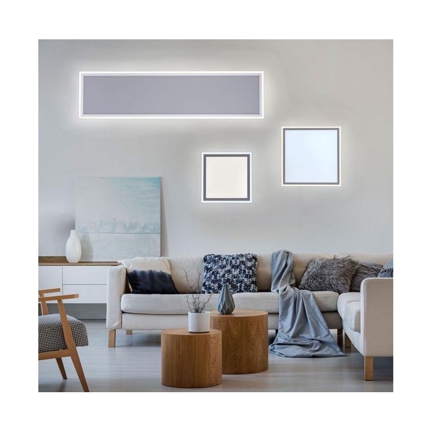 Leuchten Direkt 14852-16 - LED Ściemniane oświetlenie sufitowe EDGING LED/26W/230V + pilot