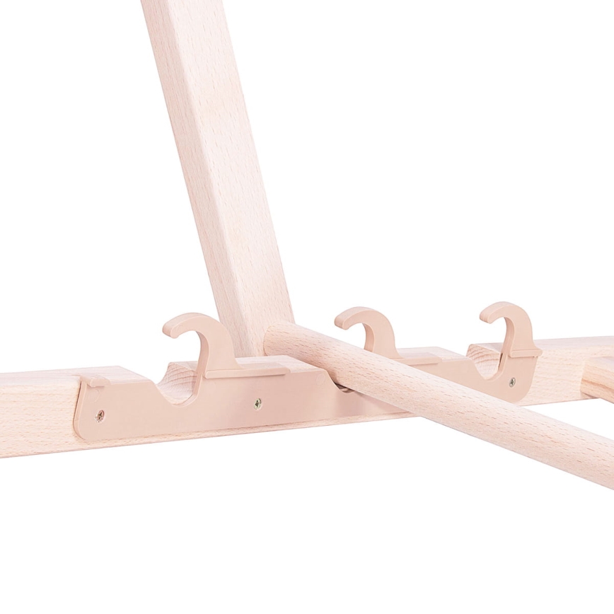 Leżak ogrodowy antracyt/buk