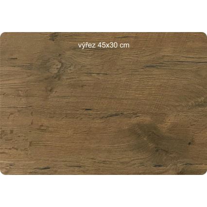 Li-Go 5499/DUB2 - Zegar ścienny 1xAA 40x40 cm dąb