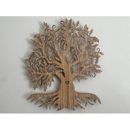 Li-Go 5747/DUB2 - ściemnialna dekoracja ścienna LED/10W/230V 45x55 cm dąb