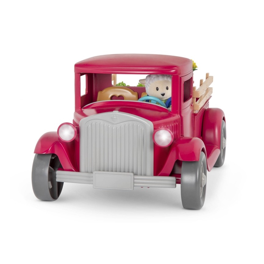Li'l Woodzeez - Toy zestaw famer's ciężarówka z food stand 3xAAA