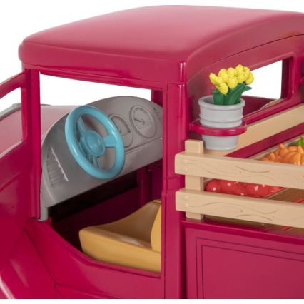 Li'l Woodzeez - Toy zestaw famer's ciężarówka z food stand 3xAAA