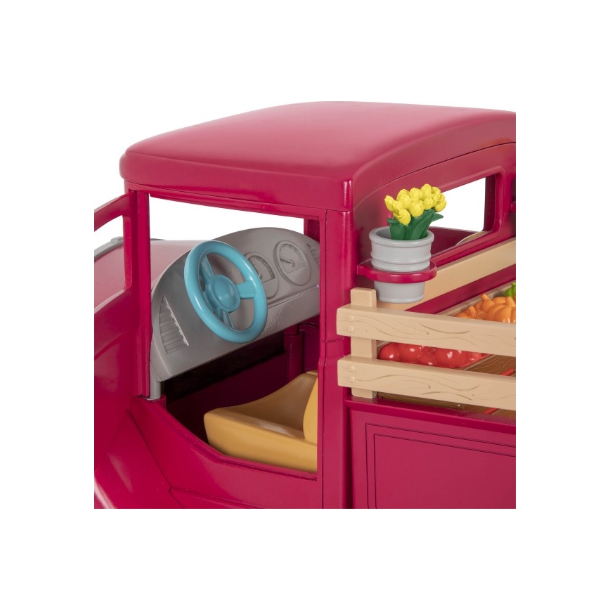 Li'l Woodzeez - Toy zestaw famer's ciężarówka z food stand 3xAAA