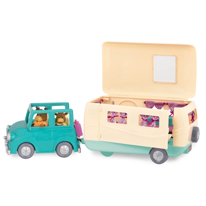 Li'l Woodzeez - Zestaw do zabawy HAPPY CAMPER kemping