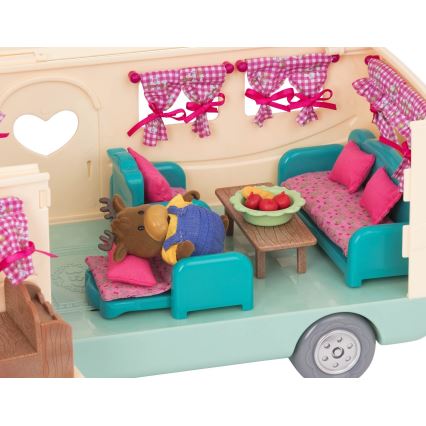 Li'l Woodzeez - Zestaw do zabawy HAPPY CAMPER kemping