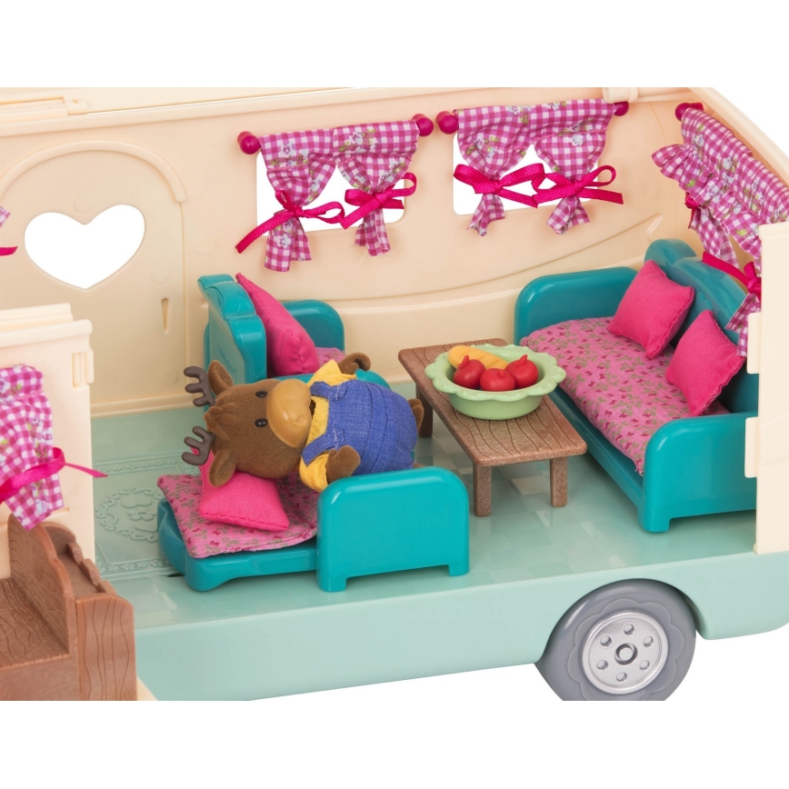 Li'l Woodzeez - Zestaw do zabawy HAPPY CAMPER kemping
