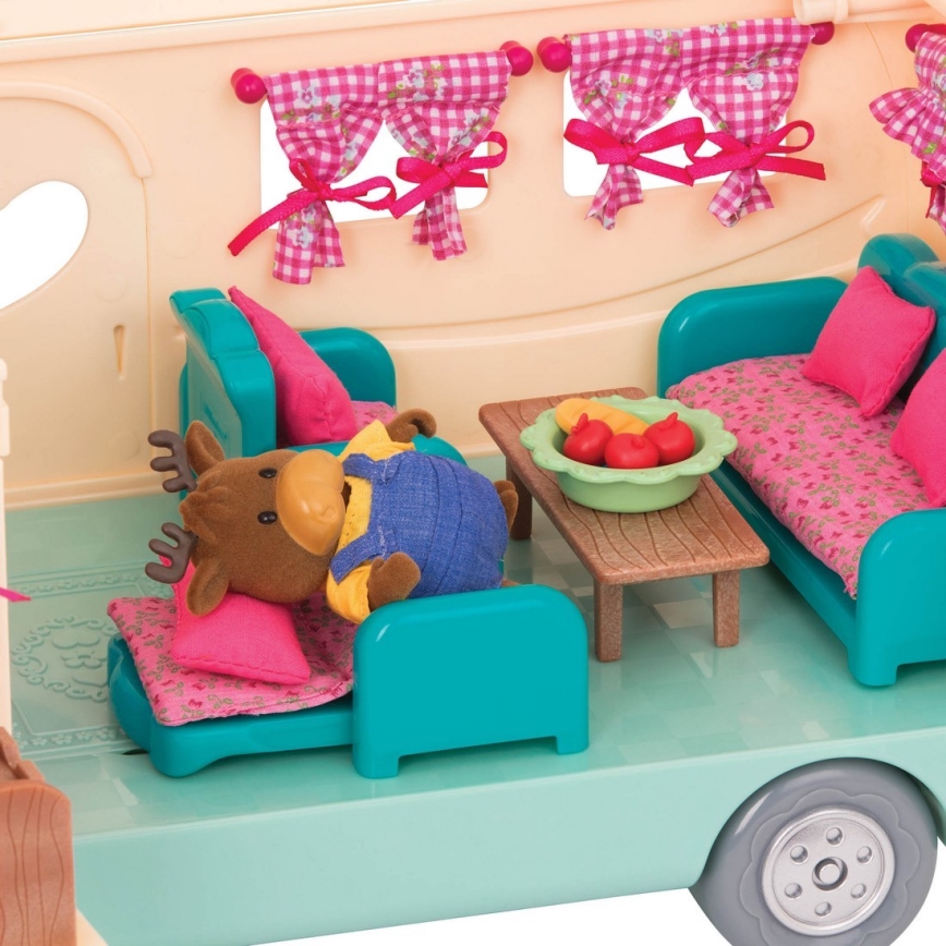 Li'l Woodzeez - Zestaw do zabawy HAPPY CAMPER kemping