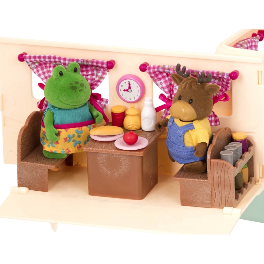 Li'l Woodzeez - Zestaw do zabawy HAPPY CAMPER kemping