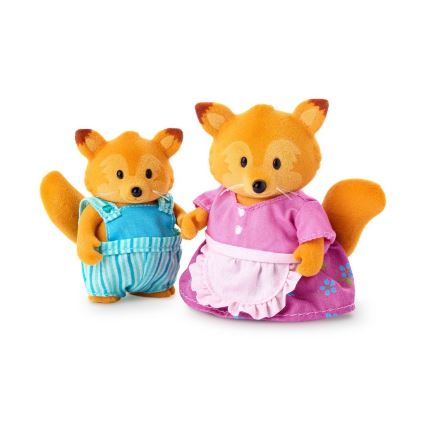 Li'l Woodzeez - Zestaw figurek TIPPYTAIL rodzina lisów