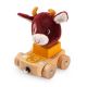 Lilliputiens - Drewniane samochody ze zwierzętami Farma