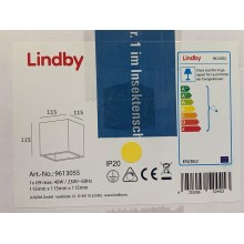 Lindby - Kinkiet JAYEDN 1xG9/40W/230V gips