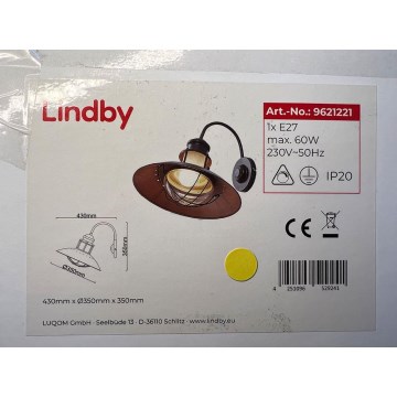 Lindby - Kinkiet LOUISANNE 1xE27/60W/230V