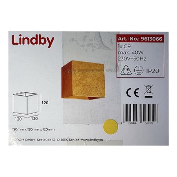 Lindby - Kinkiet YADE 1xG9/20W/230V