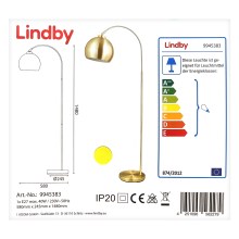 Lindby - Lampa podłogowa MOISIA 1xE27/40W/230V