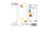 Lindby - Lampa podłogowa MOISIA 1xE27/40W/230V