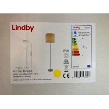Lindby - Lampa podlogowa PARSA 1xE27/60W/230V