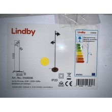 Lindby - Lampa podłogowa SHILA 2xGU10/25W/230V