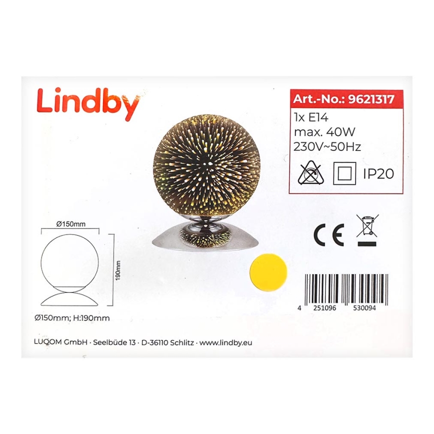 Lindby - Lampa stołowa ISUMI 1xE14/40W/230V