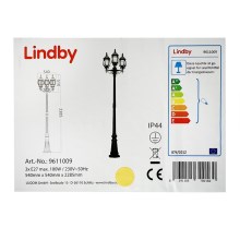 Lindby - Lampa zewnętrzna 3xE27/100W/230V IP44