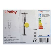 Lindby - Lampa zewnętrzna ERINA 1xE27/60W/230V IP44