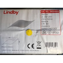 Lindby - LED Kinkiet SALKA 2xLED/2W/230V