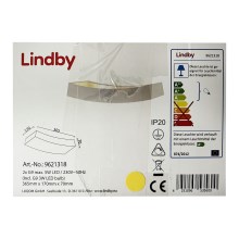 Lindby - LED Kinkiet TIARA 2xG9/3W/230V