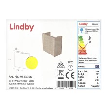 Lindby - LED Kinkiet YVA 2xLED/2,4W/230V