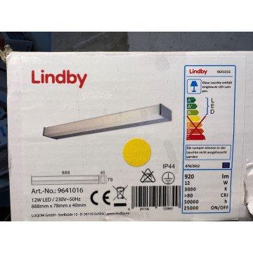 Lindby - LED Oświetlenie lustra łazienkowego PHILIPPA LED/10W/230V IP44