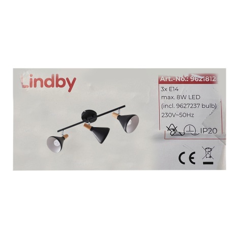 Lindby - LED Oświetlenie punktowe ARINA 3xE14/4W/230V