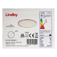 Lindby - LED Plafon LEONTA LED/20W/230V