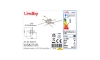 Lindby - LED Plafon MALLY 8xLED/4,3W/230V