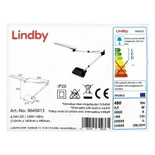 Lindby - LED Ściemnialna dotykowa lampka stołowa FELIPE LED/4,5W/230V