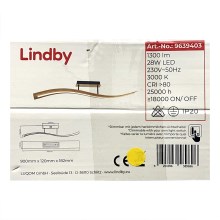 Lindby - LED Ściemnialny żyrandol natynkowy LARISA LED/28W/230V
