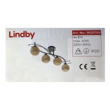 Lindby - Oświetlenie punktowe LEANDA 4xE14/40W/230V
