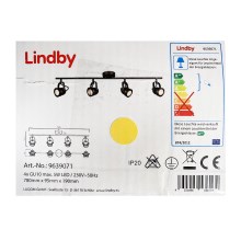 Lindby - Oświetlenie punktowe LEONOR 4xGU10/5W/230V